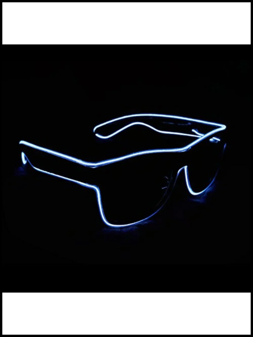 LED Neon Glow Sunglasses Rave EDM Party Light Up Glasses